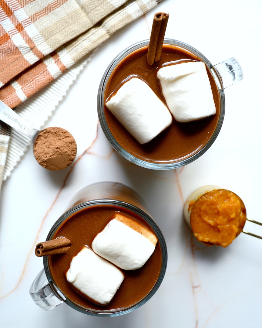 Pumpkin  Chai  Hot  Chocolate  (Vegan) by Plantbased Baker